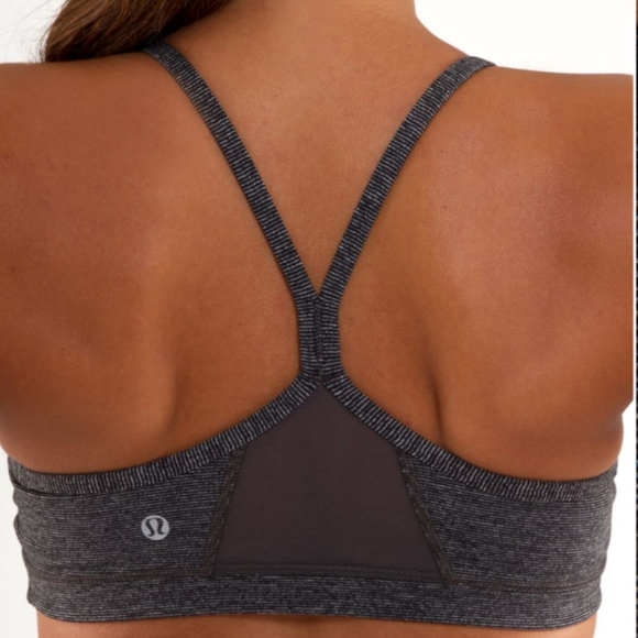 lululemon athletica Other - 🌈LULULEMON flow Y bra, black wee stripe, size 4